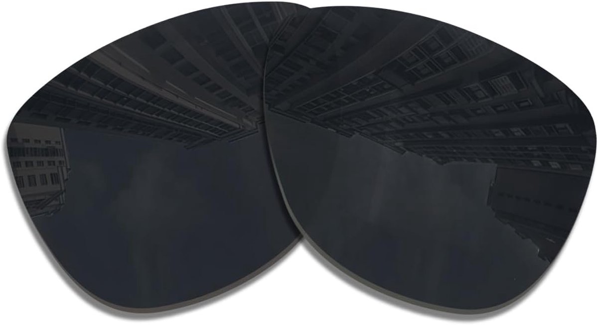 Vervangende glazen voor Oakley Frogskins OO9013, Frogskins Asian Fit (AF) OO9245 gepolariseerd, dikte 1,5 mm, zoutpreventie, oliebestendig (donkerrood)