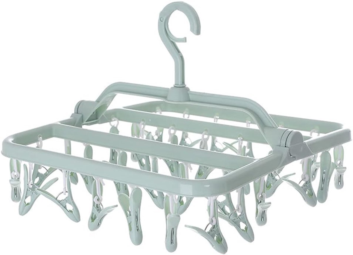 Wasknijpers, droogrek, kledinghangers, voor sokken, ondergoed, beha's, babykleding