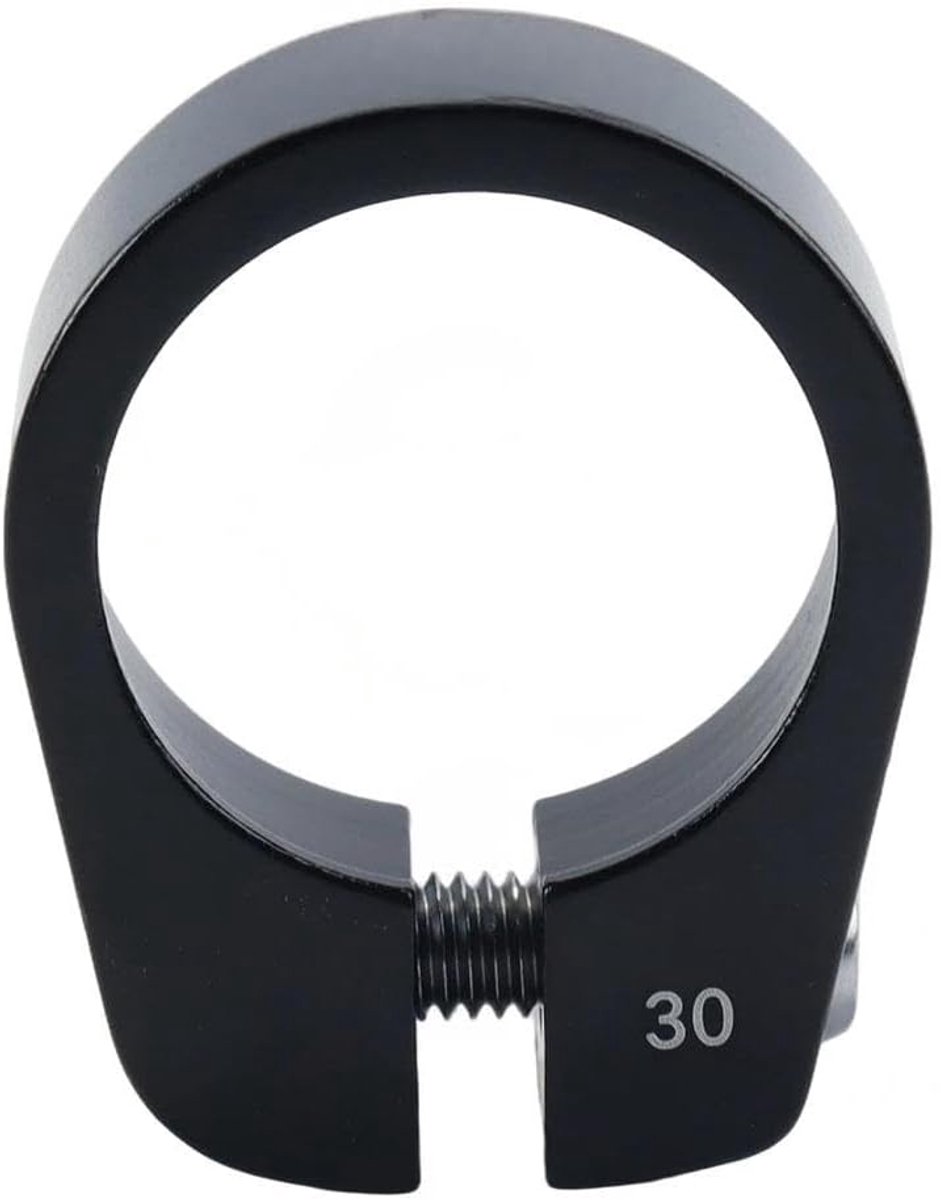 Fietsen Zadelpen Klem, 30mm Aluminium Zadelpen Kraag Quick Release Bolt Type voor Racefiets Gevouwen Fiets