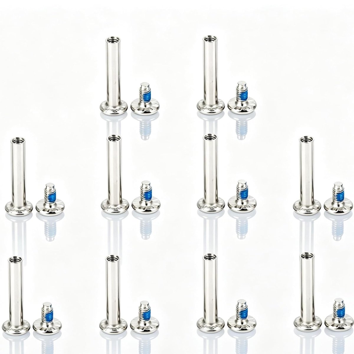 10 stuks skate-reserveschroeven, wielas-hardware-schroef, rolschaats-hardware, skating-set, reparatie, vervanging, 31 mm, 36 mm (binnenlengte 36 mm)