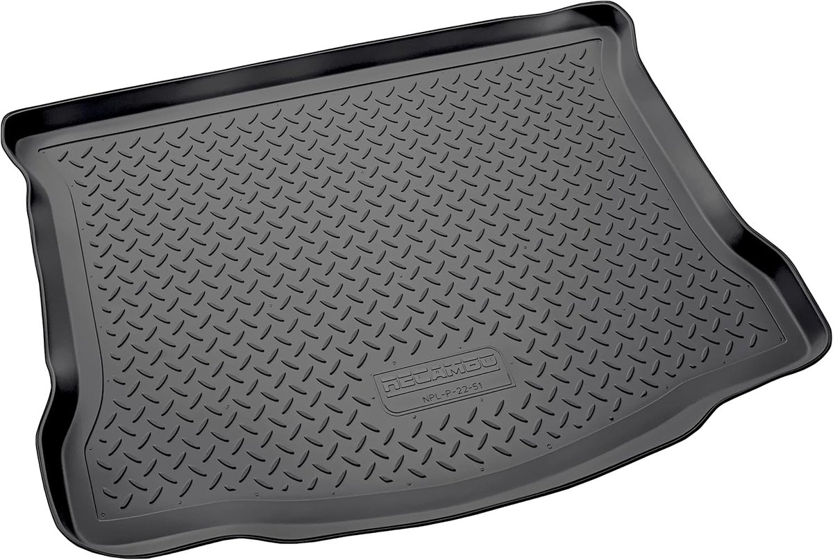 Rubber boot mat premium - geschikt voor Ford KUGA I MK1 - met hoge rand - optimale bescherming - ShopVlot