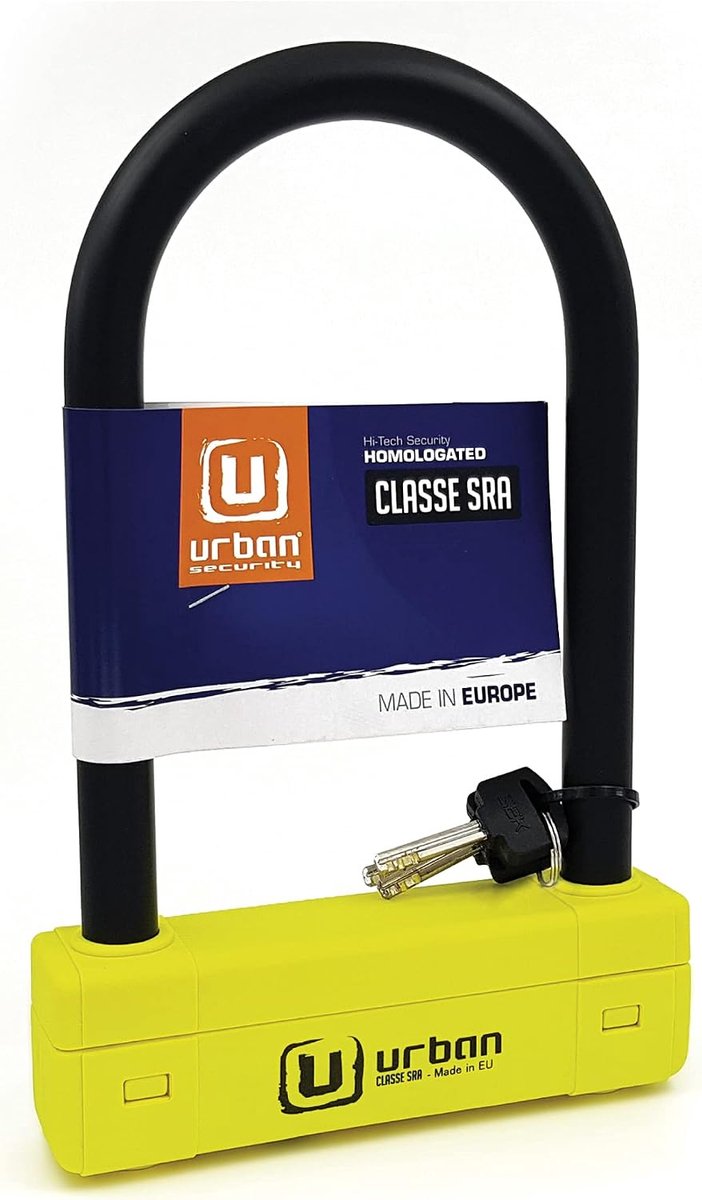 Anti-diefstal hangslot U 120x220mm - hoog beveiligd - gehard staal - ideaal voor wielblokken - ShopVlot