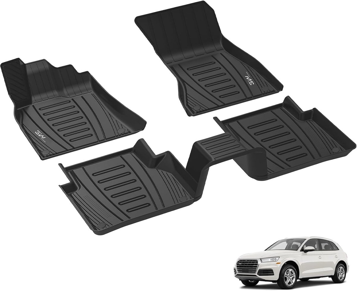 Autovloermatten AUDI Q5 SQ5 80A 2018-2025 - Thorex materiaal - Anti-slip en waterdicht - Eenvoudig te reinigen - ShopVlot