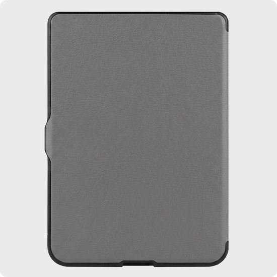 Hoes Geschikt voor Kobo Nia Hoesje Bookcase Cover Hoes Trifold - Hoesje Geschikt voor Kobo Nia Hoes Cover Case - Grijs — afbeelding 5