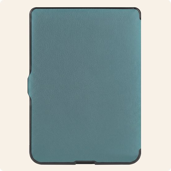 Hoesje Geschikt voor Kobo Nia Hoes Book Case Trifold - Hoes Geschikt voor Kobo Nia Hoesje Book Cover - Donkergroen van Hoesje  — afbeelding 5