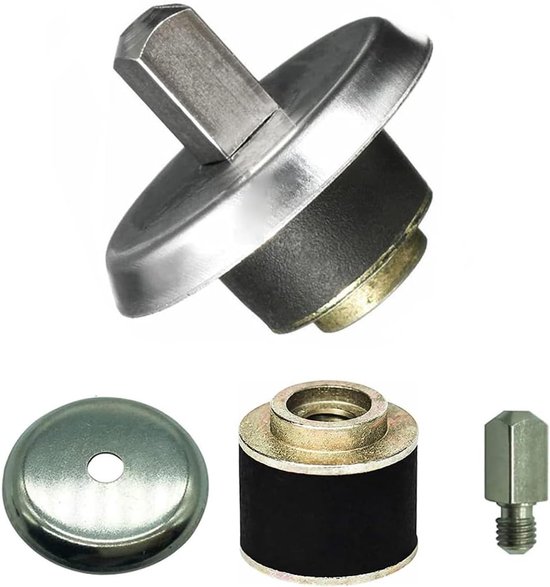 Mixer Koppeling Set - Reserve Onderdelen - Apparaat Reparatie - Roestvrij Staal - 3 Stuks - Zilver — afbeelding 2