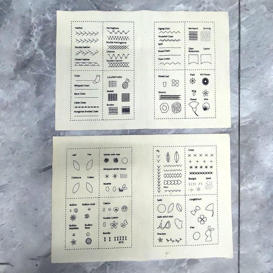 Borduursteken Boek - Ambachten Toolkit - Hobby Crafting - Uitgebreide Gids - 20 x 12.5 x 5 cm - Enkel — afbeelding 2
