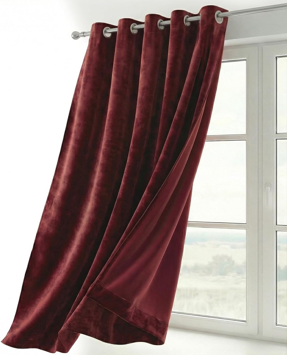 Fluwelen Gordijn - Verduisterend Raambekleding - Privacy Creëren - Hoogwaardige Afwerking