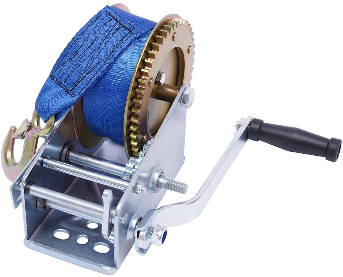 Elektrische takels - Handlier hefgereedschap - Zware lasten verplaatsen - Dubbele zelfremmende functie - 3500 lbs capaciteit - Zilver