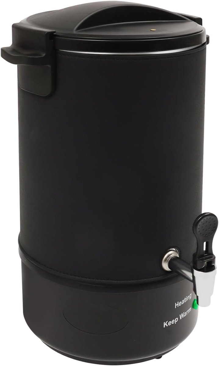 Wax Smelter - Smeltpot Kaarsen - Kaarsen Maken - Snel en Gelijkmatig - 8 Liter - Zwart