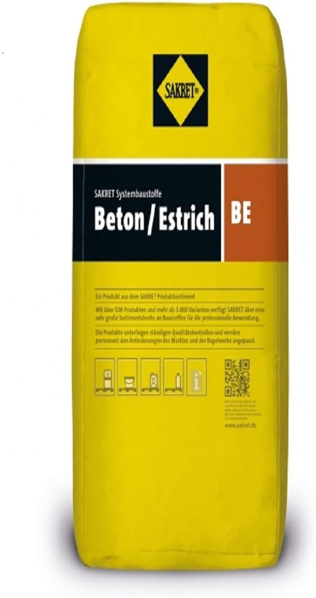 Betonmortel Zak - Fijncement Mortel - Metselwerk Reparatie - 0-4mm Korrel - 30 kg - Grijs