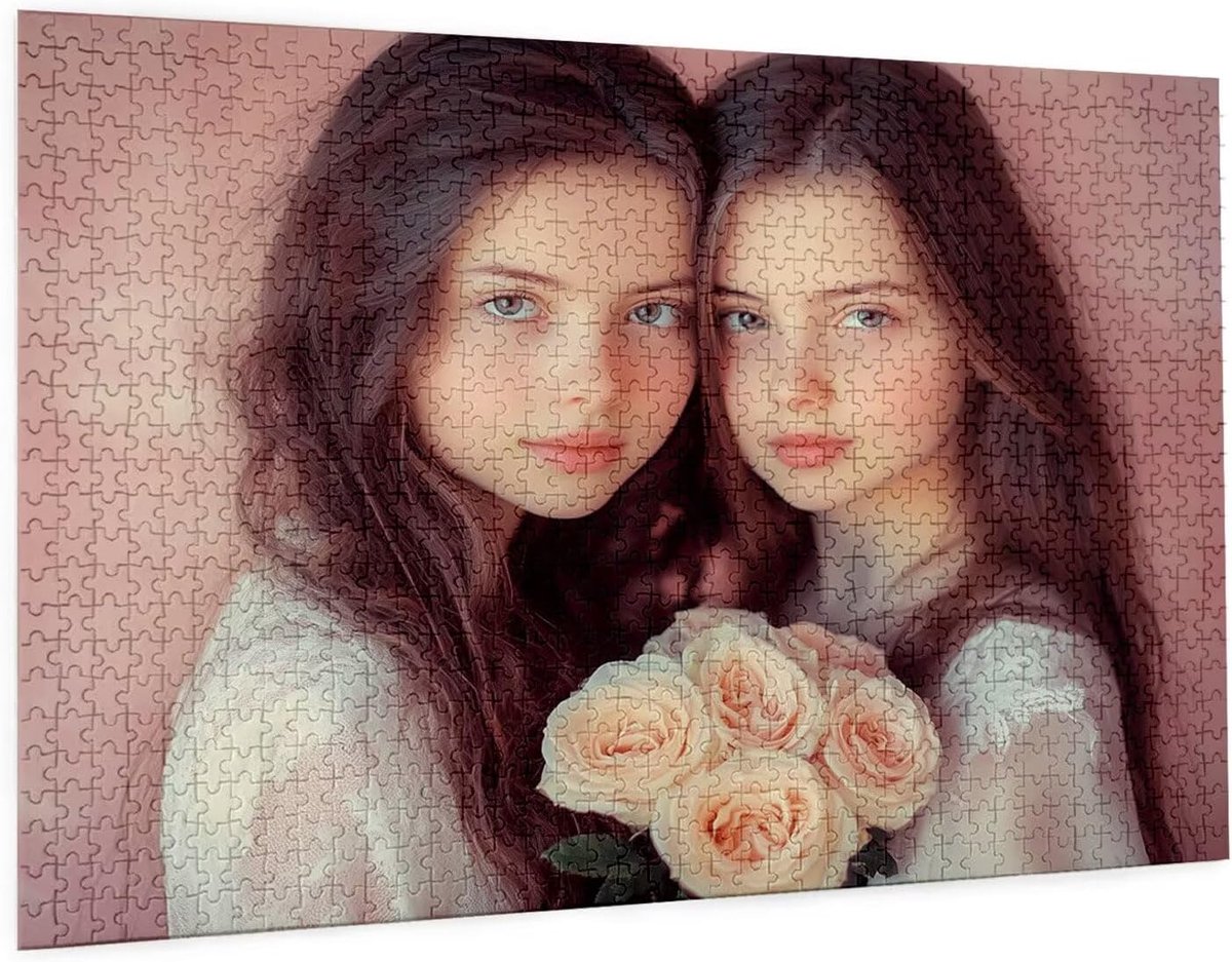 Gepersonaliseerde Puzzel - Foto Puzzel - Herinneringen Vangen - Exclusieve Kunststijlen - 75x50cm 1314 stuks - Meerdere Kleuren