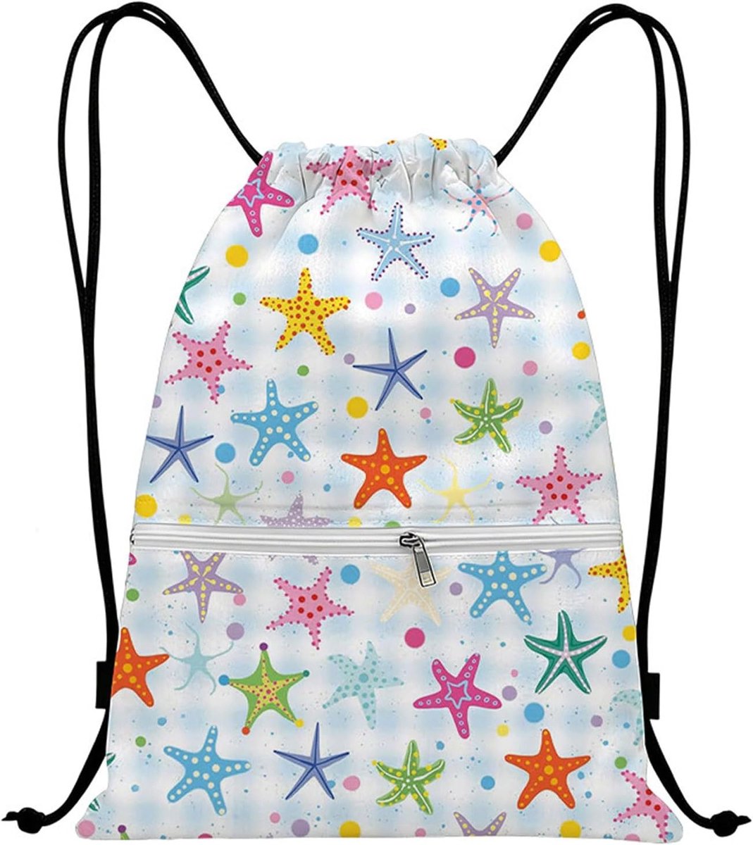 Waterdichte gymtas voor kinderen, 41 x 33 cm, Oxford zwemtas met trekkoord, ideaal voor school, gym en strandactiviteiten