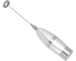 Melkopschuimer Eierklopper - Keukenapparaat - Dranken Bereiden - Dubbele Snelheden - 23 cm - Zilver