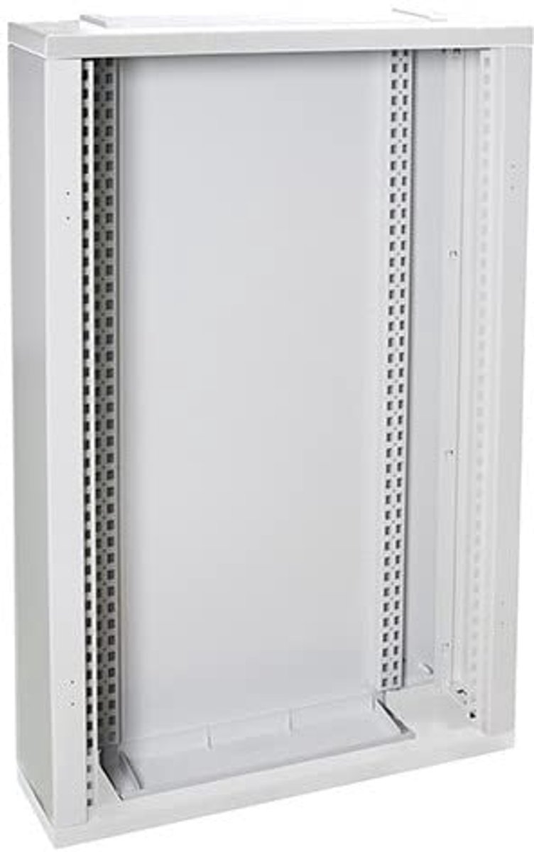 Metalen Verdeelkast - Stoppenkast - Elektrische Installatie - IP40 Bescherming - 91 cm Hoog - Wit