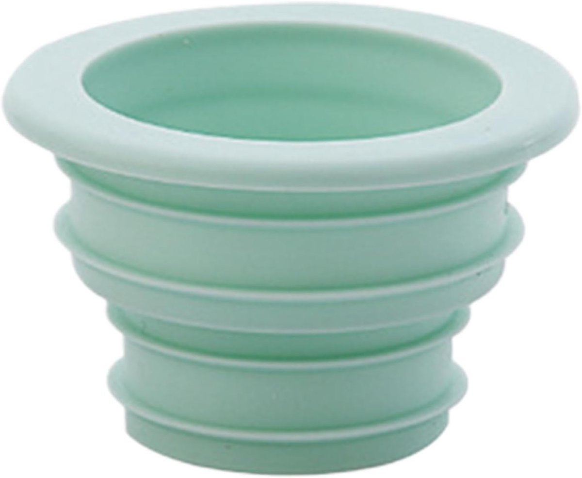 Siliconen Afvoerplug - Riool Afdekking - Geuren Buitenhouden - Hygiënische Oplossing - 6 x 6 x 3.7 cm - Groen