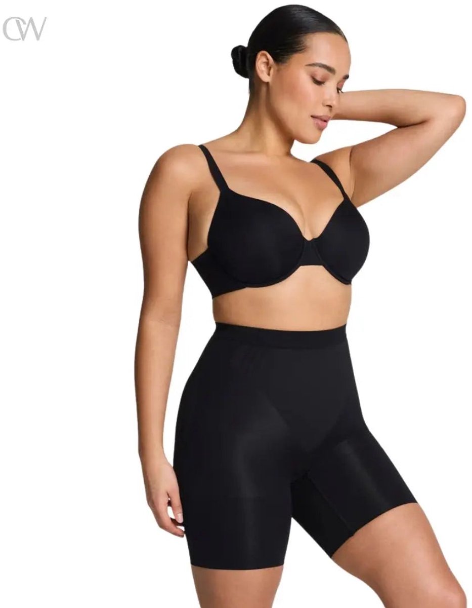 SPANXsculpt GoFigure Midthigh Short - Kleur Zwart - Maat L