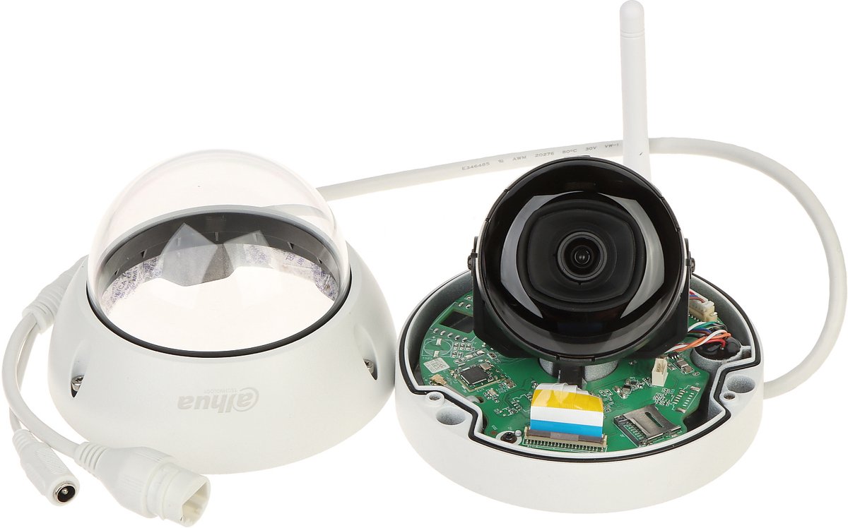 Dahua IPC-HDBW1430DE-SW-0280B - Beveiligingscamera - Wi-Fi - 4MP - 2.8mm