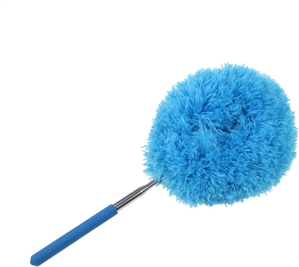 Stofdoek Lange Steel - Verstelbare Duster - Hoge Oppervlakken Reinigen - Flexibel En Uitbreidbaar - Tot 80 cm - Blauw