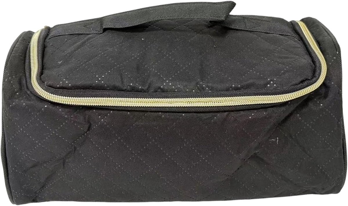 Haargereedschap Reistas - Styling Opberger - Veilig Vervoeren - Geïntegreerde Warmtemat - 34x16x5 cm - Zwart