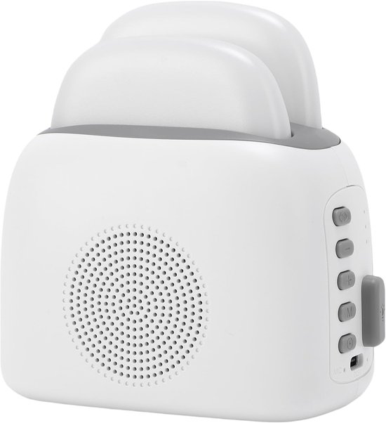 Witte Ruismachine - Geluidsmachine Slaap - Sneller Inslapen - 12 Niet-Loopende Geluiden - 96 x 63 x 103.5 mm - Wit — afbeelding 5