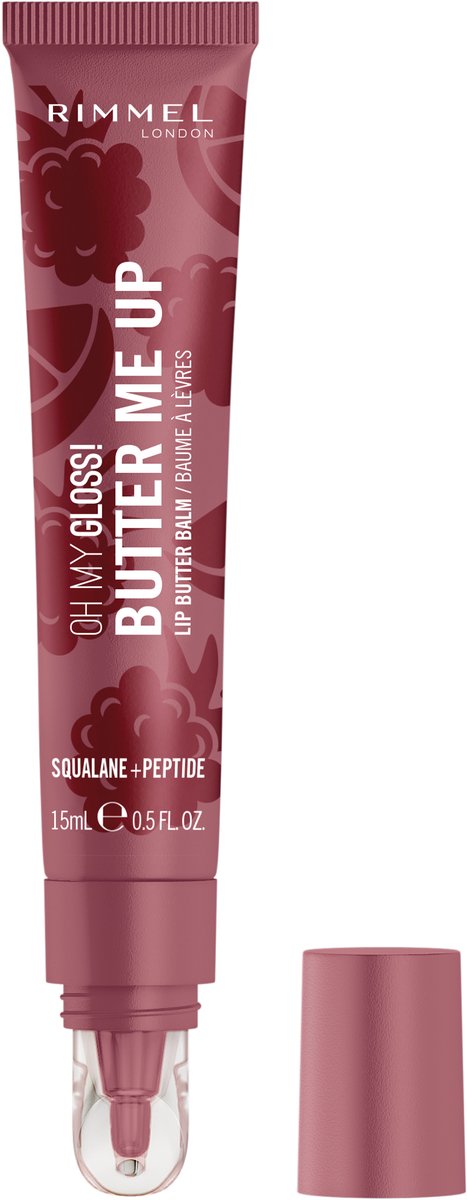 Rimmel Oh My Gloss!, 009 Virgin Cosmo, lipolie, niet-plakkerig, vochtboost, hydraterend en rustgevend, gemakkelijk aan te brengen, vegan formule, 15 ml