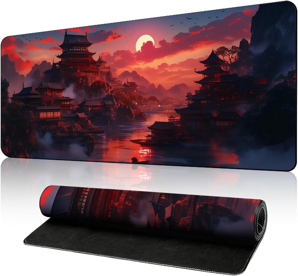 Grote Gaming Muismat XXL, 900 x 400 x 3 mm, Waterdicht en Antislip, Ideaal voor Gamers en Professionals, Geschikt voor PC en Laptop