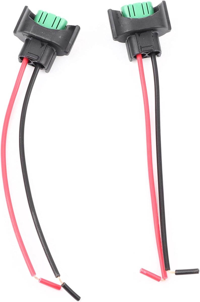 SnelShoppen - 2 Stuks Vrouwelijke Adapter Aansluiting, Auto Motor Fitting Lamp Houder Kabel Connector Wiring Harness voor H8 H11 - Hoogwaardige Kwalit