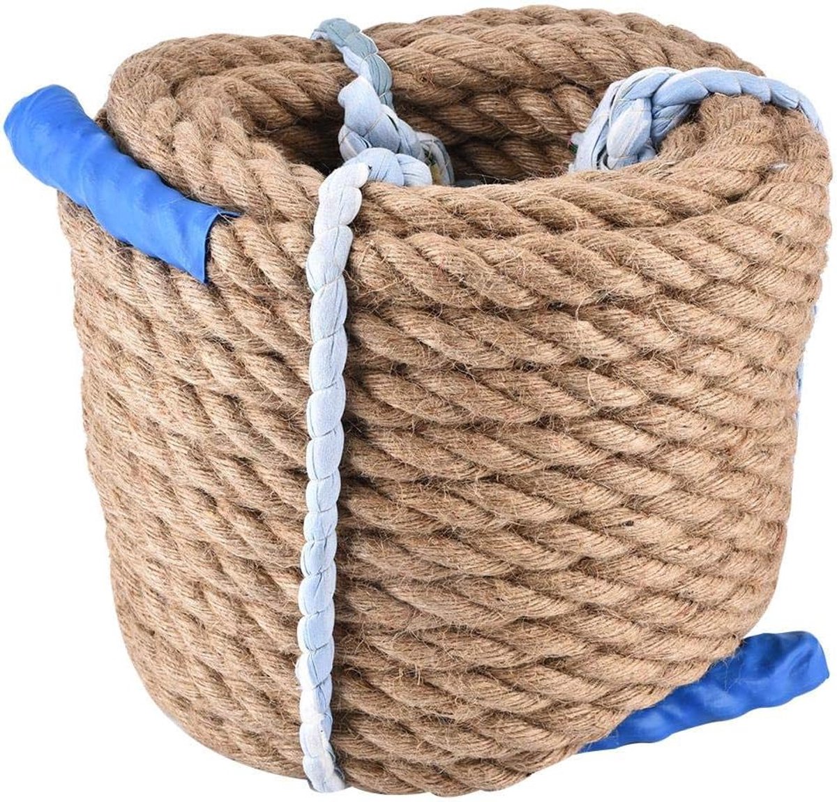 SnelShoppen - Jute Touw 20 Meter - Duurzaam Natuurlijke Jute Klimtouw voor Touwtrekken, Competities, Verpakkingen, Tuin en Feesten