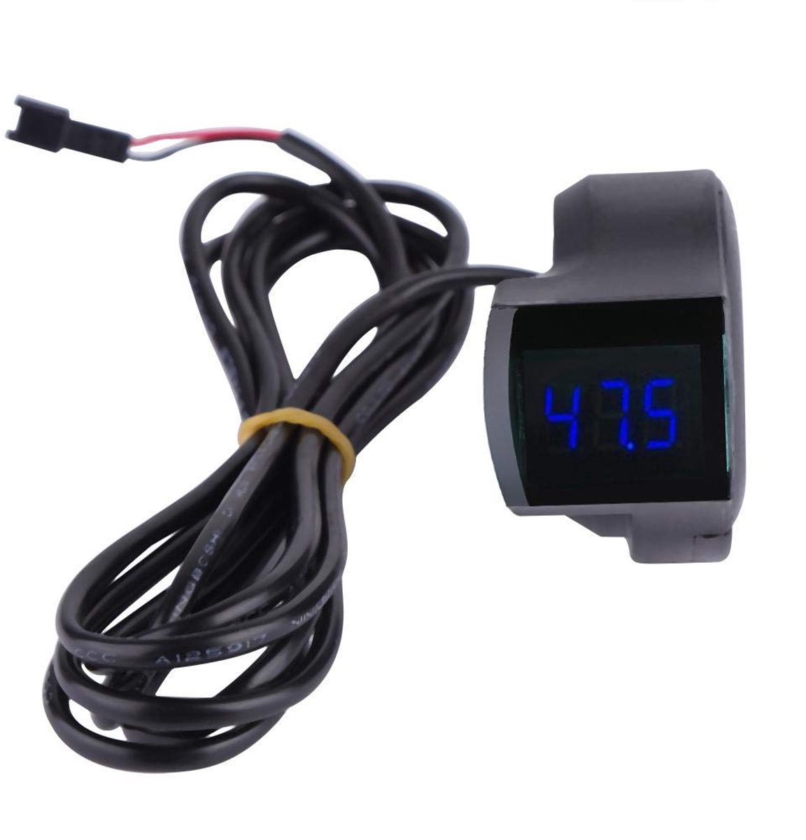 Voltmeter elektrische fiets - digitale voltmeter - duimaccelerator - geschikt voor 12-99V voertuigen - SnelShoppen