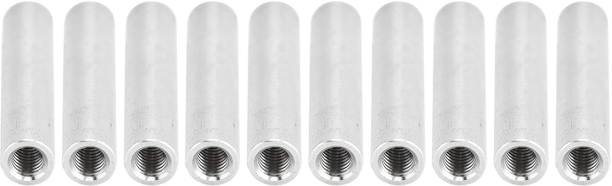 SnelShoppen - Ronde Spacer M4x0.7mm Aluminium Kolom Slijtvast Vrouwelijke Draad Bevestigingsmiddelen voor Werkstuk Bevestiging en Structurele Onderste