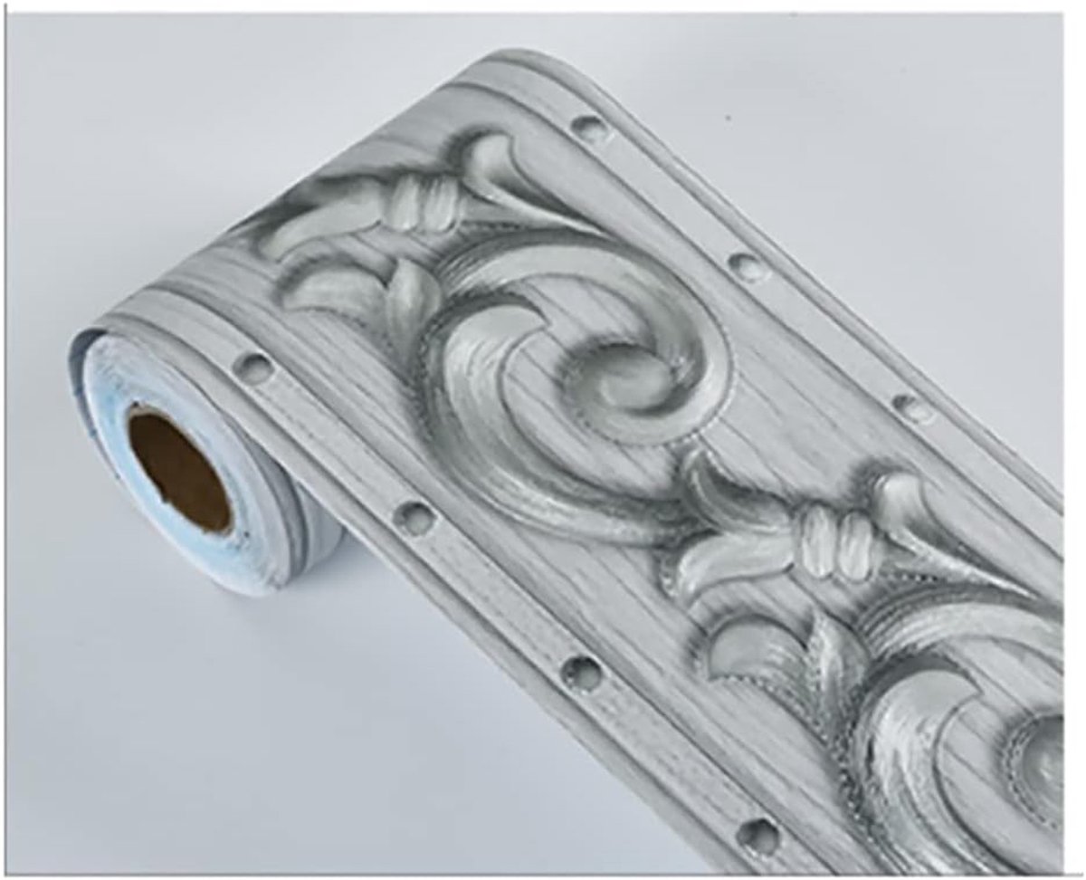 Behangrand zelfklevend - 3D reliëf - waterdicht en vochtbestendig - voor keuken en badkamer - m-winkel
