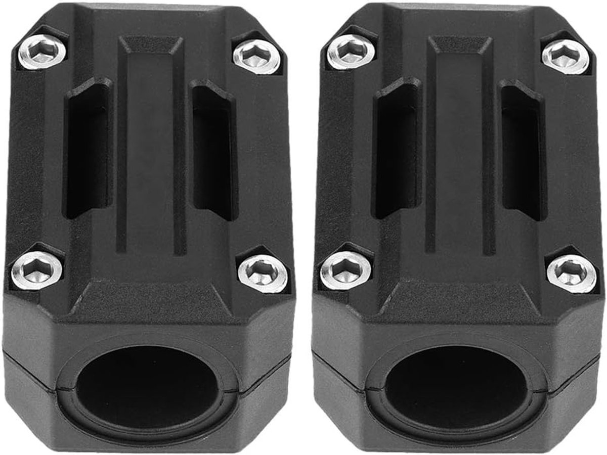 SnelShoppen - Bumper Guard Blocks - 1 Paar Universele Motorfiets Engine Bumper Bescherming Decoratieve Blokken - ABS Kunststof - 22mm 25mm 28mm Diamet