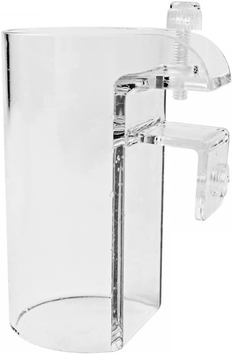 SnelShoppen - Fish Feeding Cup - Rode Wormen Voederbak van Acryl voor Aquarium, Planten en Garnalen - Ideale Voeder Tray voor Vissen en Reptielen