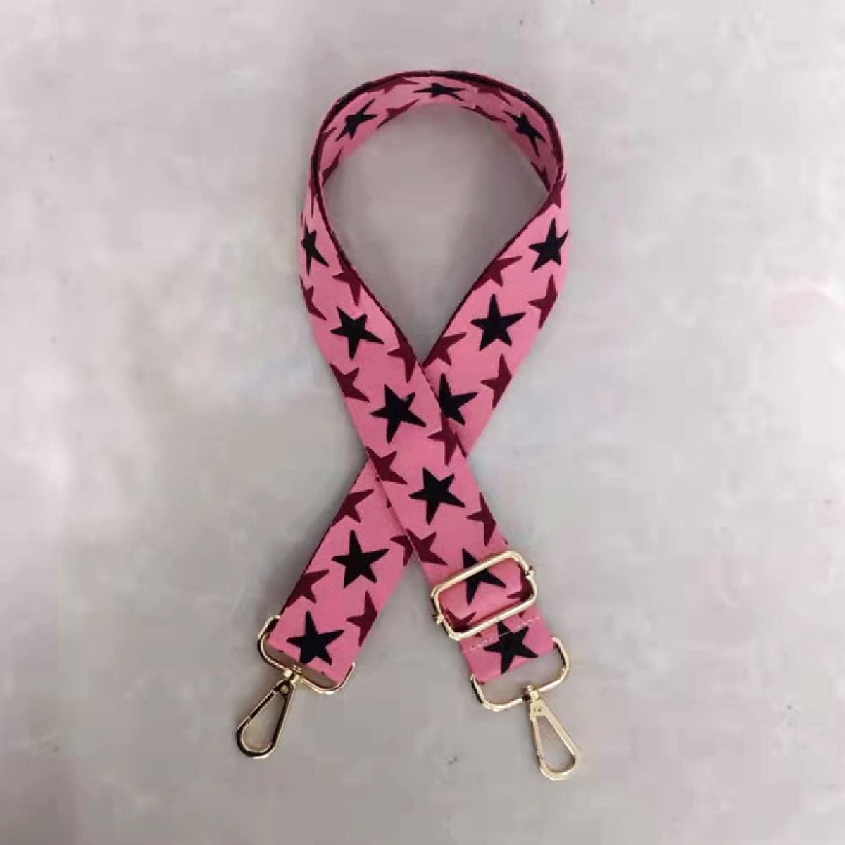 Adjustable Shoulder Strap for Bags, Bag Strap, 75-130 cm, Colourful Stars Shoulder Strap, Bag Handle, Canvas, Shoulder - ShopVlot