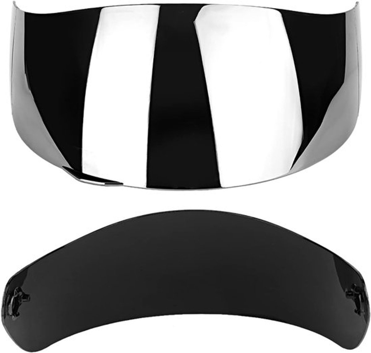 Motorfietshelm Visor Windscherm en Lens voor K1 K3 SV K5 K5-S Helmen, Geschikt voor Motorrijders, Zilverkleurig en Duurzaam