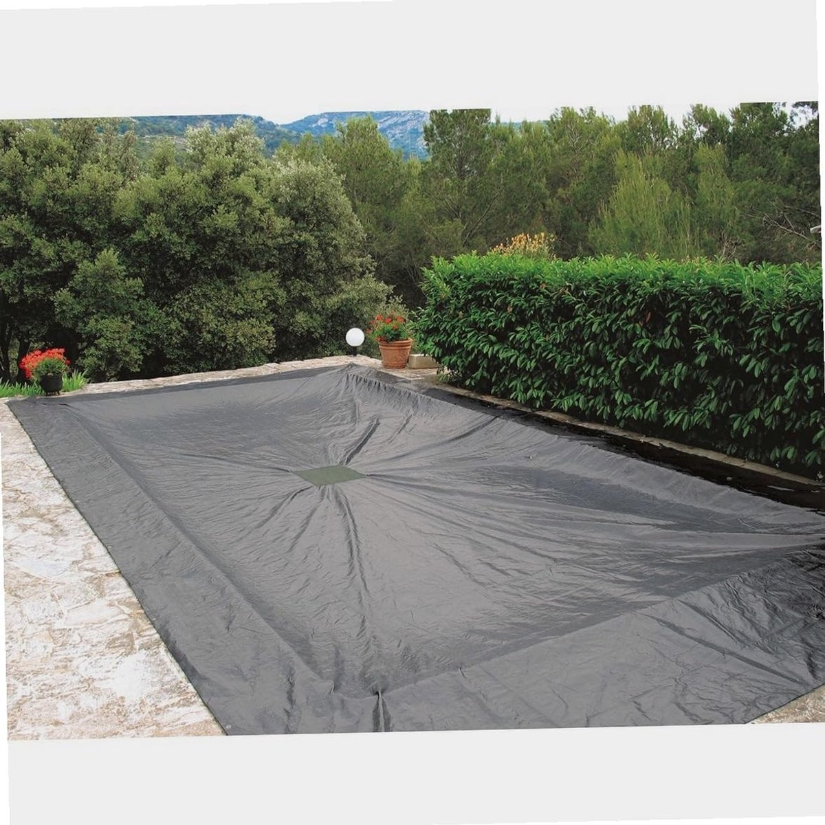 Afdekzeil - Blauw - 2 x 3 m - 140 g/m² Rechthoekig Zwembad Dekzeil
