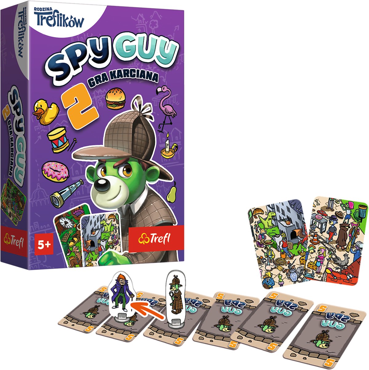 Spel - Spy Guy-kaartspel 2 van Trefl 02817