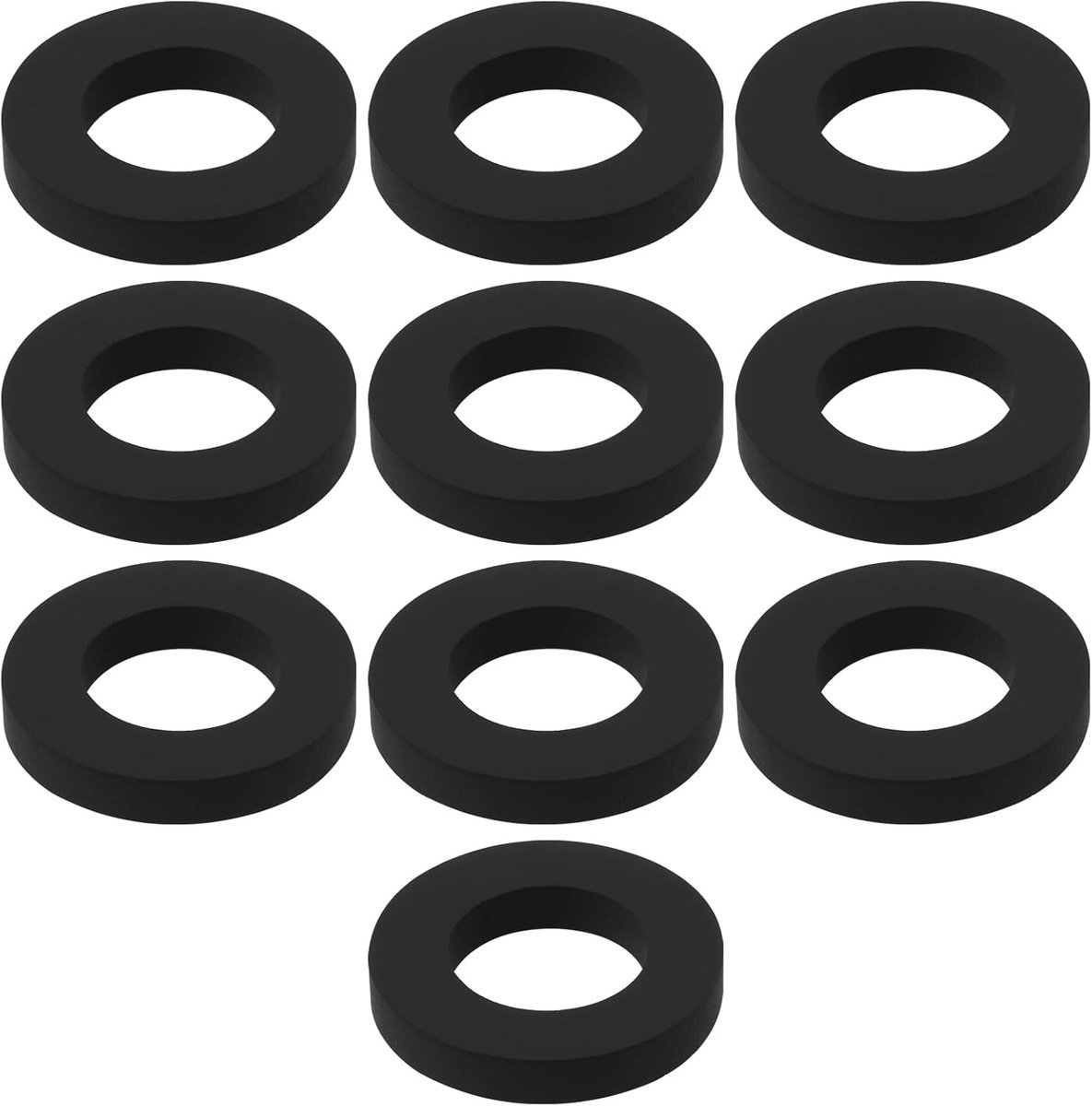 SnelShoppen - 10 Stuks Gasslang Regulator voor Wasmachine 18x10x3mm Voor Calor Caravans en Campinguitrusting - Roestvrij Staal