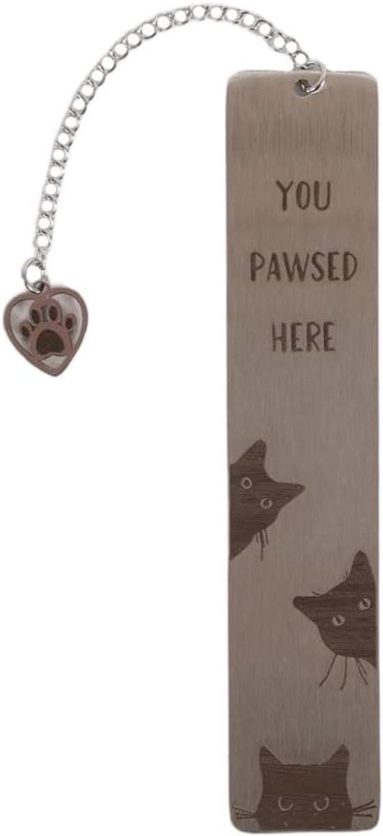 SnelShoppen - Kattenbladwijzer Metalen Dierenbladwijzer Schattige Zwarte Kat Pagina-markers voor Vrouwen, Studenten en Leraren, Duurzaam en Charmant