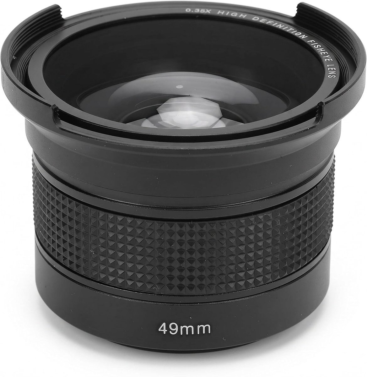 SnelShoppen - Fisheye Lens 0.35x Super Wide, Panoramisch Macro Fisheye Lens, 2-in-1 Afneembare Lens, 55mm, Hoge Definitie, Geschikt voor Close-ups en