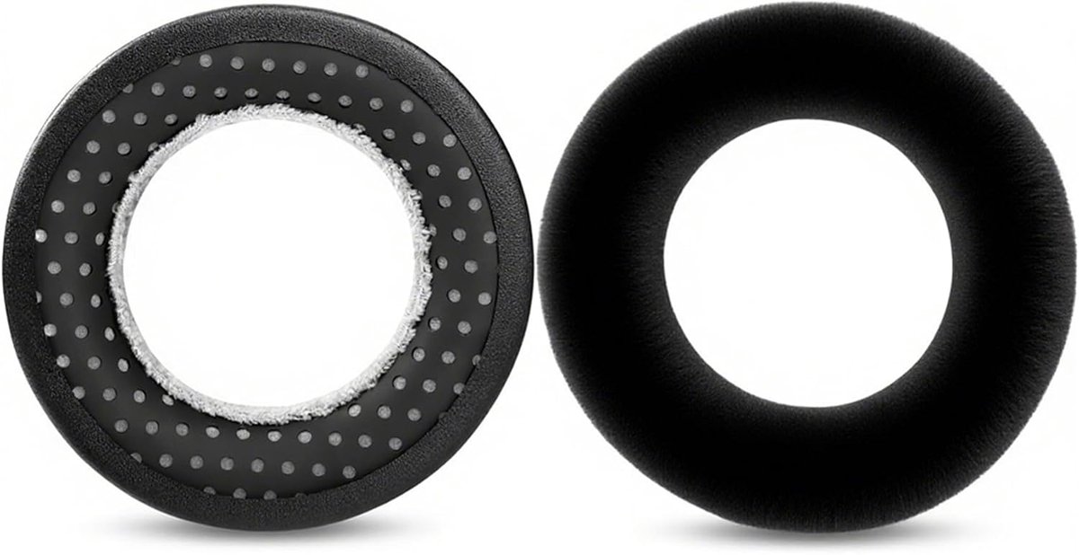 SnelShoppen - Vervangende Oorkussens voor Hoofdtelefoons, Geschikt voor Beyerdynamic DT770, DT880, DT990, DT1770, DT1990, Zacht Foam, Zwart, Professio
