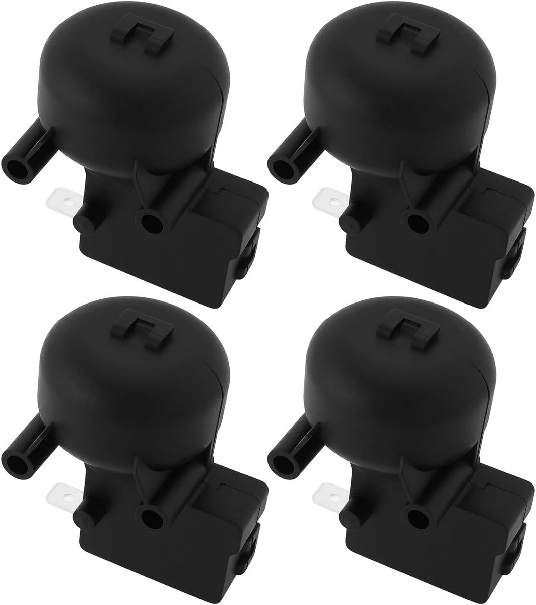 SnelShoppen - 4 Stuks 2-Pins Anti-Tilt Schakelaar Tip Over Schakelaar voor AC 125V/250V Elektrische Verwarmers Tot 16A - Veiligheidsaccessoire voor Tu
