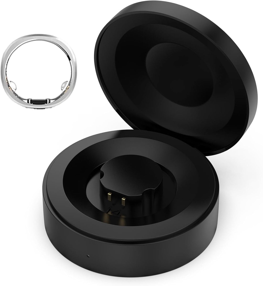 SnelShoppen - Smart Ring Oplaadkabinet voor RingConn Gen1, Compacte Box, Draagbare Lader met Type C Poort en Veiligheidsindicator 590mAh