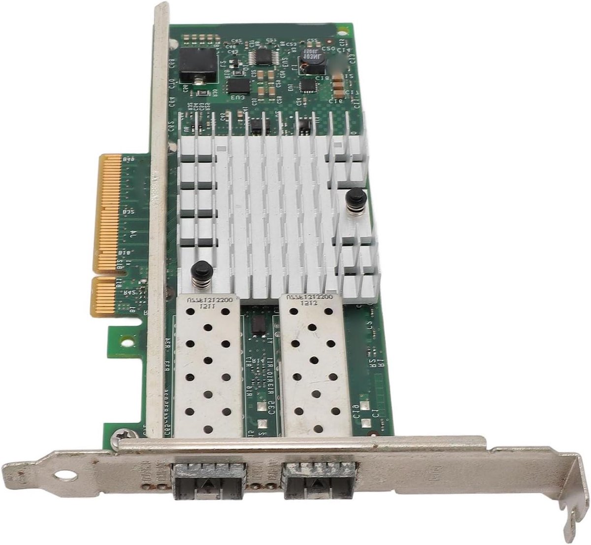 Netwerkkaart Dubbele Poort - LAN Adapter Server - Snelle Dataoverdracht - PCIe x8 Interface