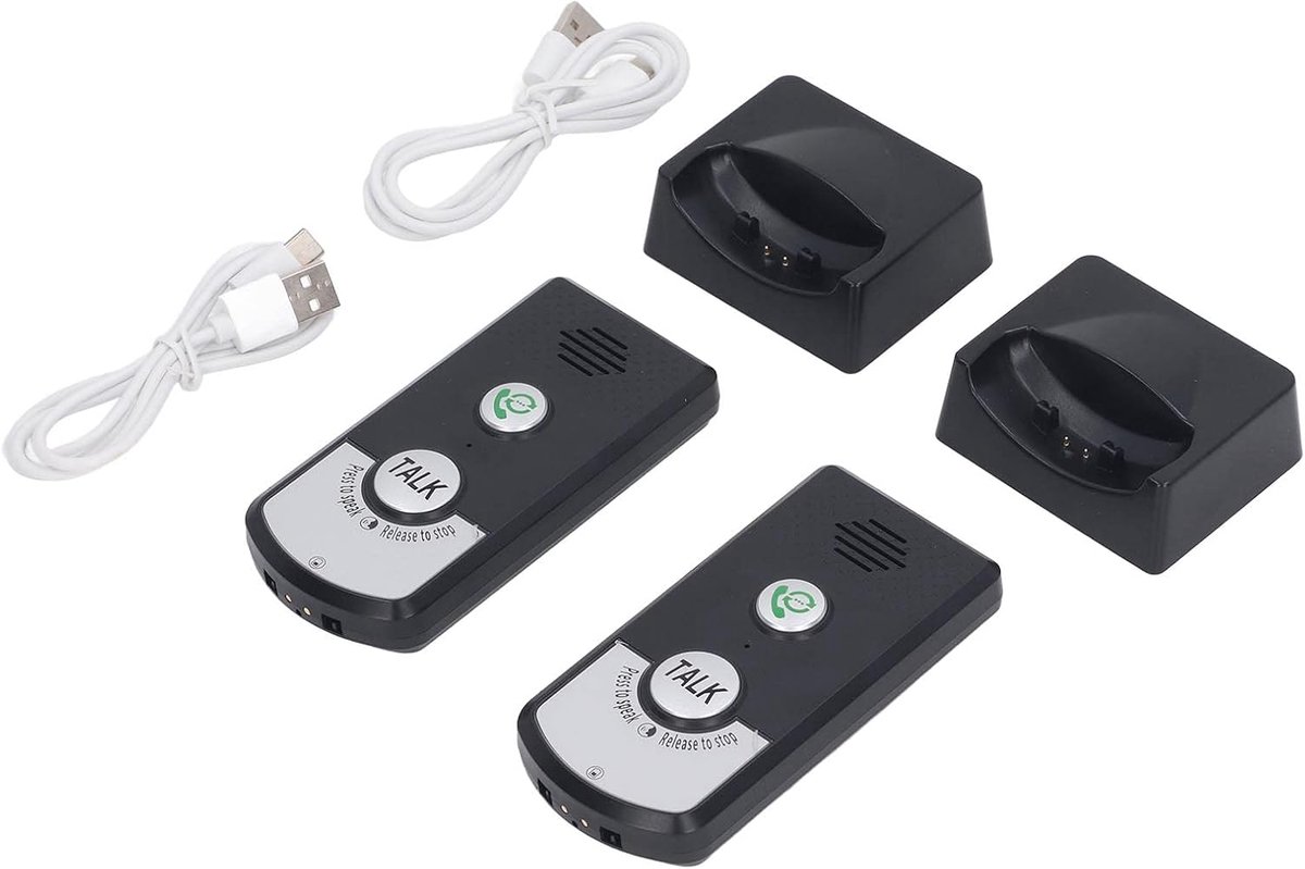 Wireless Voice Intercom System Waterproof 1000m Range Rechargeable Battery for Home and Office - ShopVlot