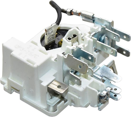 SnelShoppen - Koelkast Compressor PTC Starter QP3-15/C - Geïntegreerde Relais Bescherming - Vervangingsonderdelen voor Koel- en Vriesapparatuur