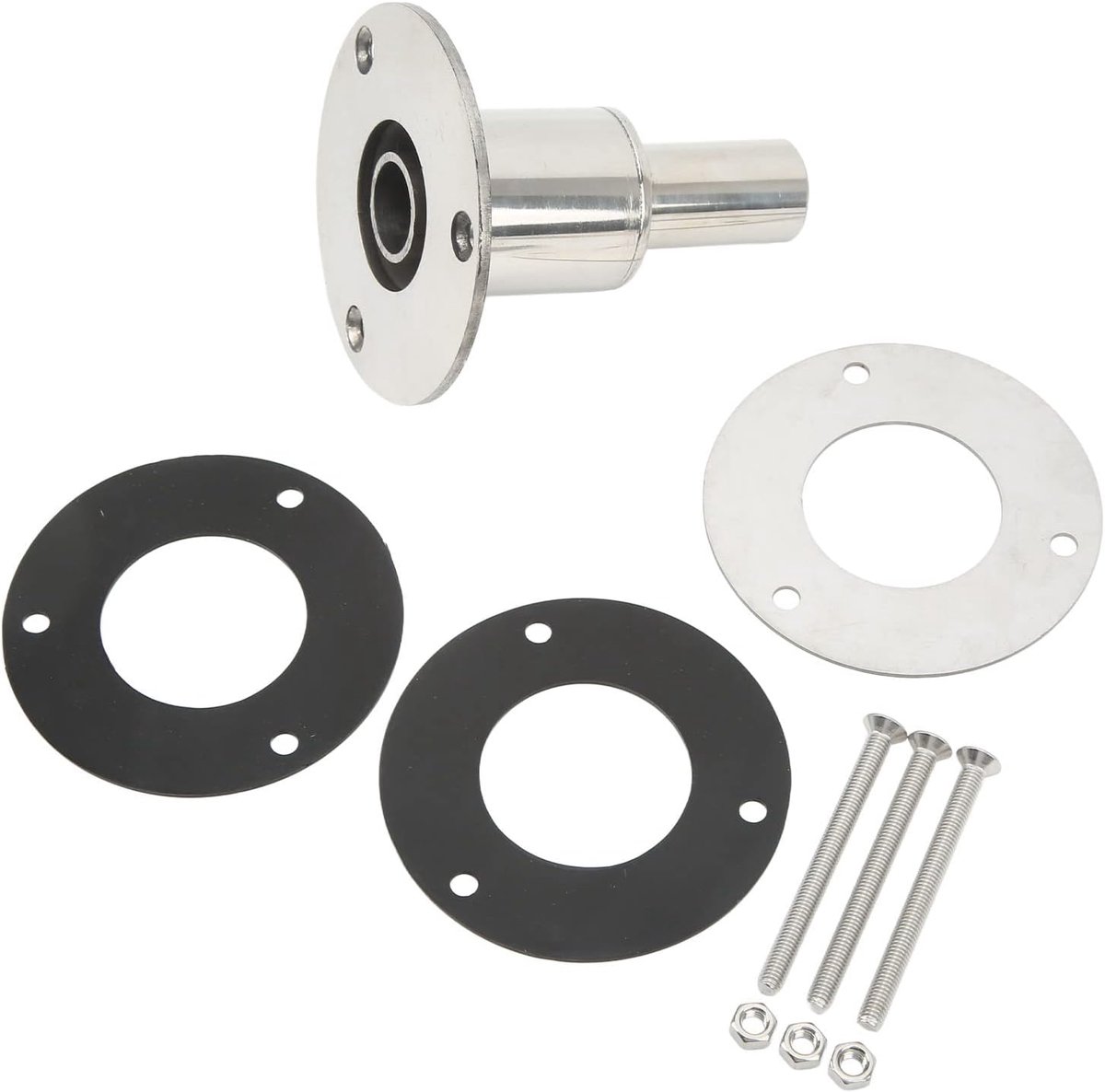 SnelShoppen - Heater Thru Hull Skin 22mm RVS Uitlaat Skin voor Hulpverwarmers - Hoogwaardige 316 Roestvrijstalen Afwerking