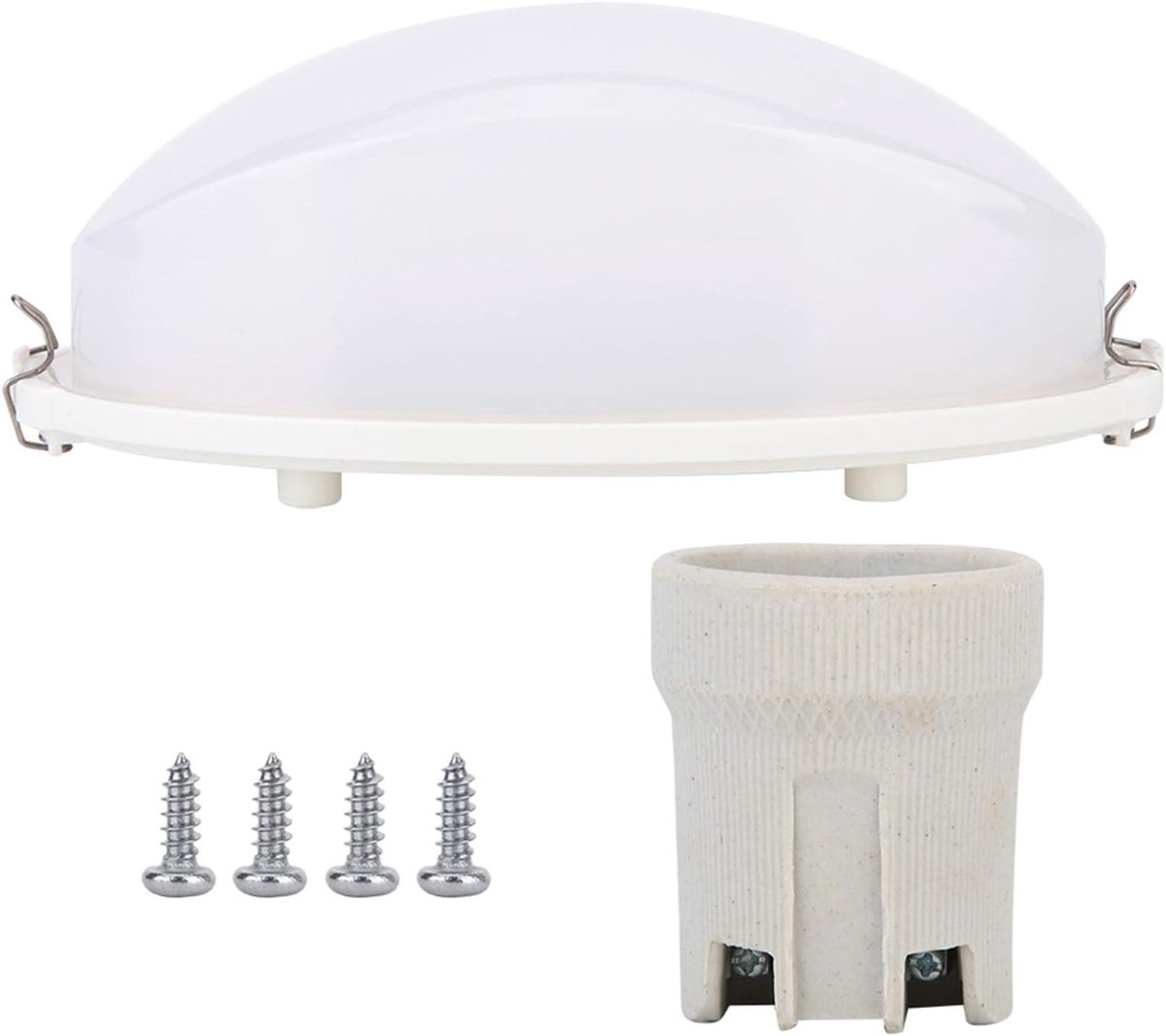 SnelShoppen - Sauna Lamp, Explosieveilige Lampschaduw, Hittebestendig, Duurzaam PP Materiaal, Ideaal Voor Sauna, Badkamer, en Zweetkamers