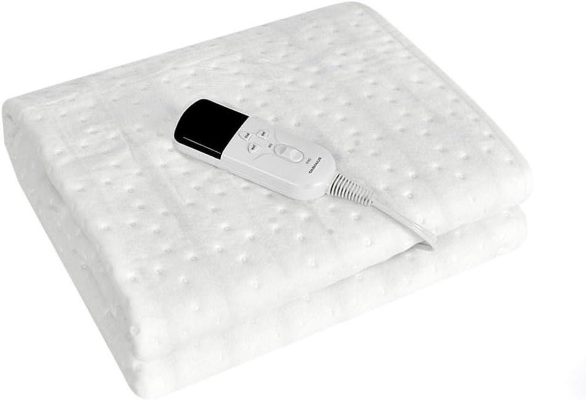 Elektrische deken - Verwarmingskussen matras - Warmte en comfort - Intelligent gelijkmatig - 150 x 80 cm - Grijs